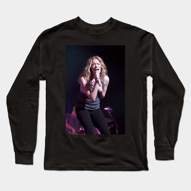 LeAnn Rimes Photograph Long Sleeve T-Shirt by Concert Photos